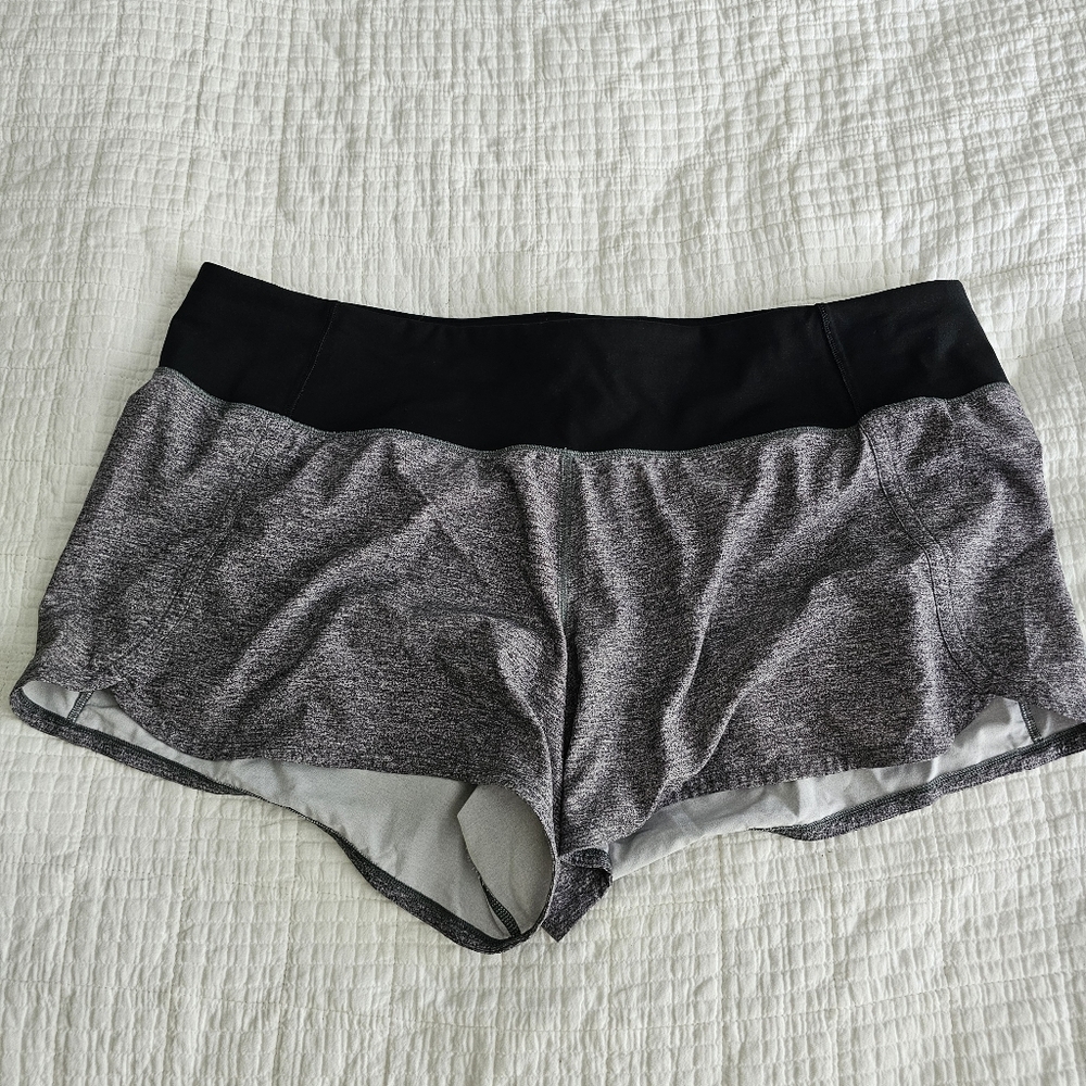 Lululemon Speed Up Heather Lux Shorts 2.5" - Picture 4 of 10